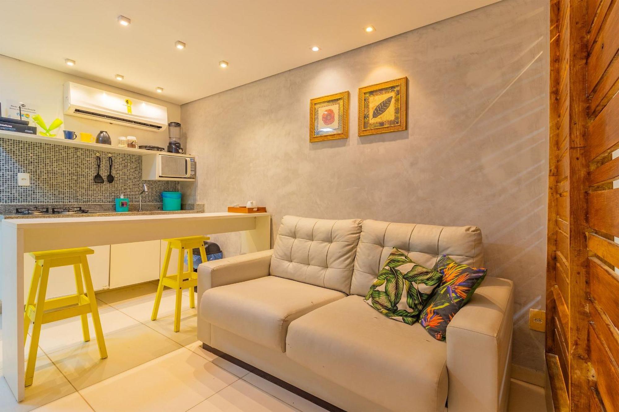 Apartamento Laguna #108 - Flat Com Jardim Por Carpediem